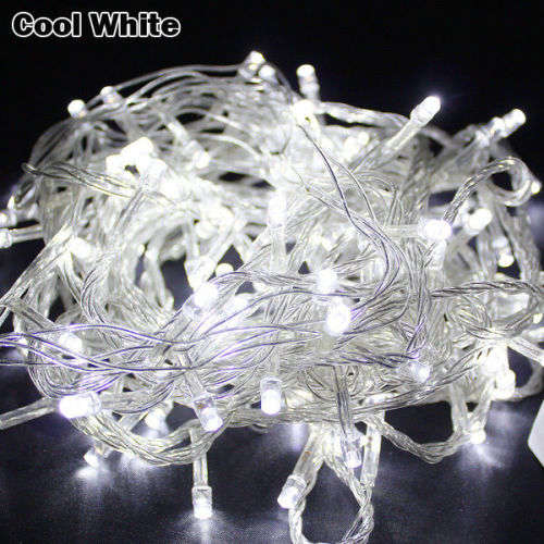 LED Decorative Fairy String Lights Waterproof 220V AC Cool White. Extendable. Collections allowed.