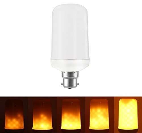 LED Light Bulbs: Flame Flicker Effect Type B22 Bayonet Cap. Collections allowed.