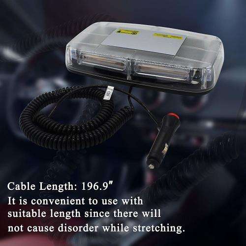 High Intensity COB LED Strobe Emergency Hazard Warning Roof Top Light. Collections are allowed.