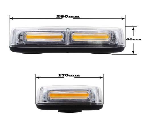 High Intensity COB LED Strobe Emergency Hazard Warning Roof Top Light. Collections are allowed.