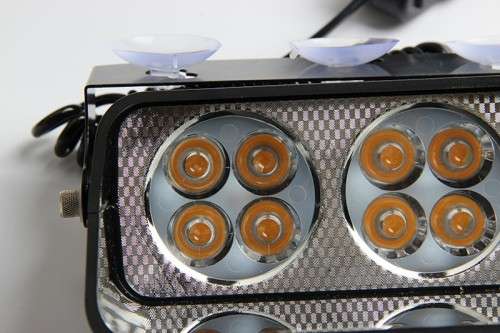 LED Windscreen Strobe GREEN Emergency Vehicle Flash/Warning Dashboard Light. Collections allowed.