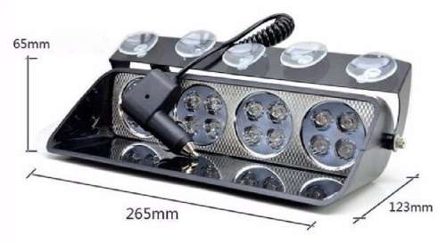 LED Windscreen Strobe GREEN Emergency Vehicle Flash/Warning Dashboard Light. Collections allowed.