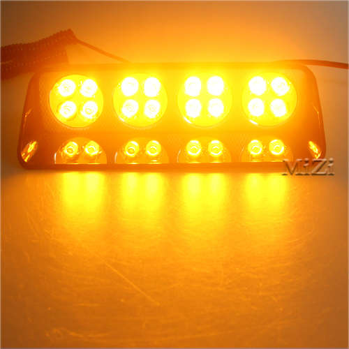 LED Orange Amber Yellow Vehicle Windscreen Dashboard Strobe Flash Dash Light Bar Collections Allowed