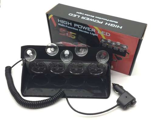 LED Windscreen Strobe GREEN Emergency Vehicle Flash/Warning Dashboard Light. Collections allowed.