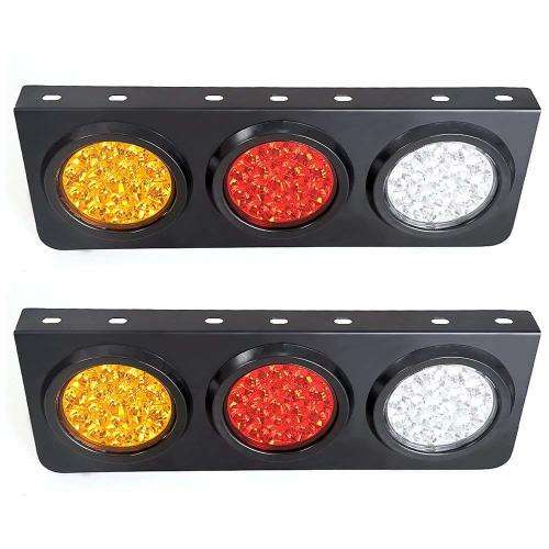 TAIL LIGHTS: LED Complete Set with Metal Bracket Housing 12V~24V. Collections allowed.
