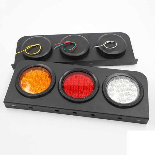 TAIL LIGHTS: LED Complete Set with Metal Bracket Housing 12V~24V. Collections allowed.