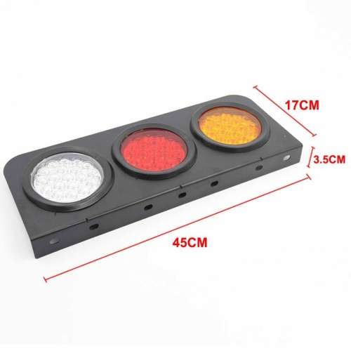 TAIL LIGHTS: LED Complete Set with Metal Bracket Housing 12V~24V. Collections allowed.