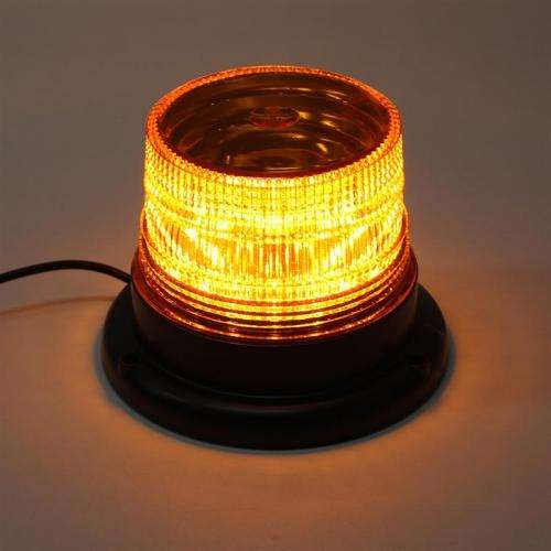 LED Magnetic Warning Strobe Emergency Beacon Light Orange / Amber. Collections are allowed.