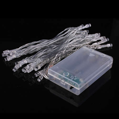 20m LED Decorative Fairy String Lights Waterproof Battery Operated Cool White. Collections Allowed.