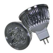 DIMMABLE LED DOWNLIGHT BULBS - MR16 4W 12V DC.