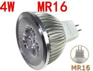 LED DOWNLIGHT/SPOTLIGHT BULBS - MR16 4W 12V DC.
