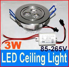 LED LIGHT BULBS: 3W CEILING SPOTLIGHT / DOWNLIGHT + HOUSING WITH SWIVEL FUNCTION. Collection allowed