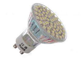 LED DOWNLIGHT / SPOTLIGHT BULBS. 5W SMD GU10 220V AC ***120 degrees beam angle***