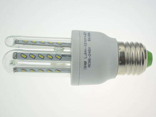 LED GLASS COVERED CORN LIGHT BULBS: 3W U-SHAPE 220V E27 and B22. Collections are allowed.