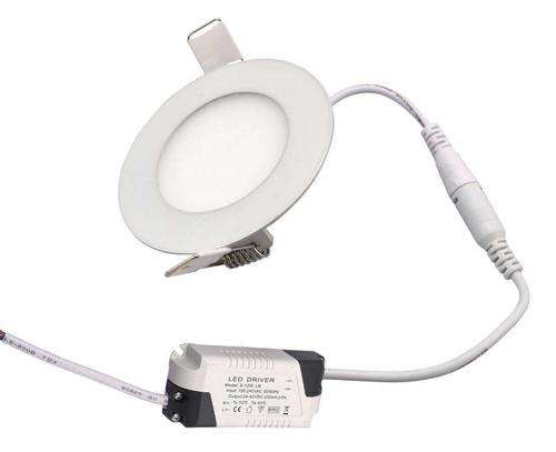 3W LED PANEL CEILING LIGHT Complete with FITTINGS and DRIVER/PSU. Collections are allowed.