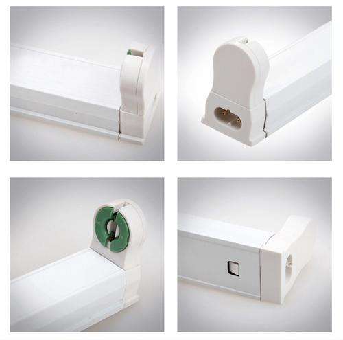 LED Fluorescent Tube Light Fitting 5ft Single Open Channel Bracket + Connectors. Collections allowed