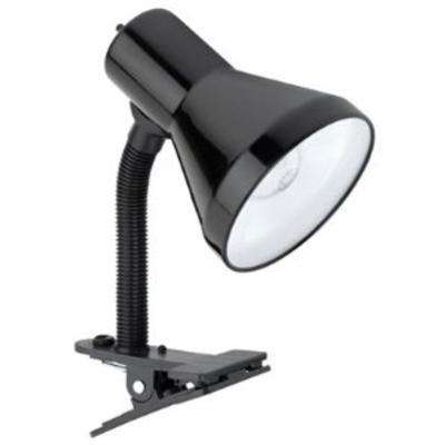 DESK LAMP HOLDER WITH CLIP-ON FLEXIBLE GOOSENECK & LED BULB. Collections are allowed.