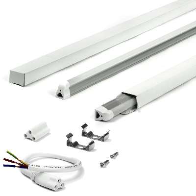 INTEGRATED LED T5 TUBE LIGHTS COMPLETE WITH BRACKETS AND FITTINGS....
