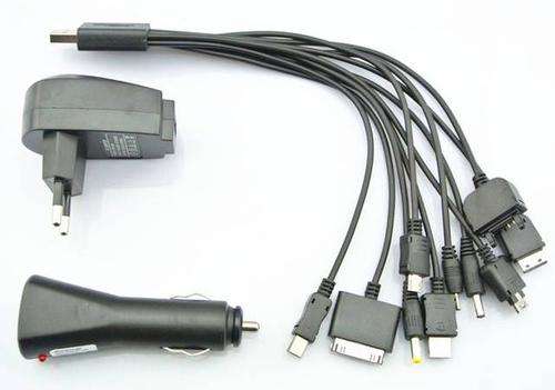 USB MULTI-CHARGER CABLE KIT: 10 in 1 COMPLETE SET...........