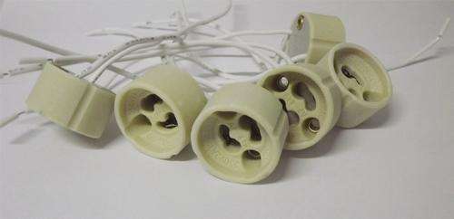 GU10 Base LED/Halogen Ceramic Lamp/Bulb Holder/Wired Connector/Socket.