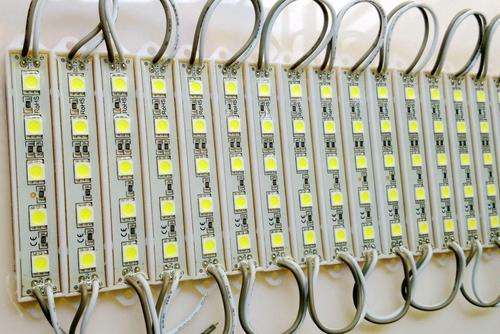 LED LIGHT MODULES: WATERPROOF 5-DIODES SMD5050 MODULES