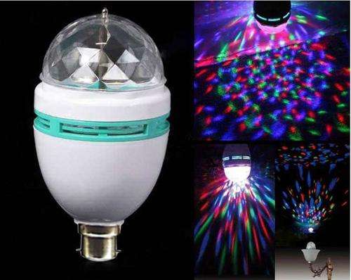 ROTATING PARTY / DISCO / STAGE LIGHT: Colourful Compact Rotating + FREE holder.Collections allowed.