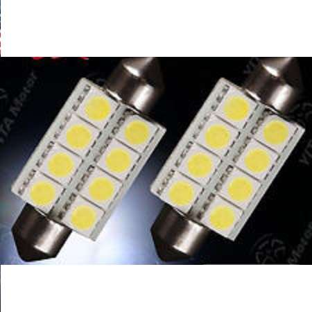 LED LIGHT BULBS: AUTO LED FESTOON REPLACEMENT LIGHT BULBS 12V  2pces.  Collections are allowed.
