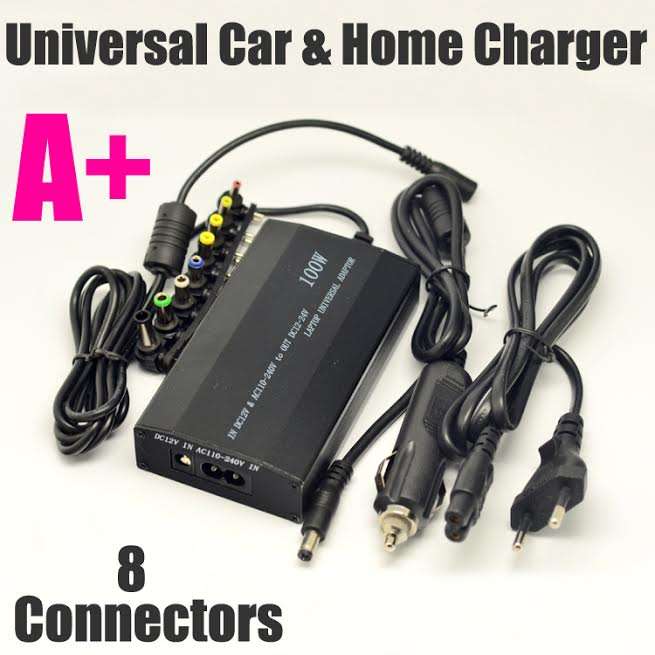 UNIVERSAL CAR and HOME ADAPTER FOR LAPTOPS/MOBILE DEVICES. Collections are allowed.