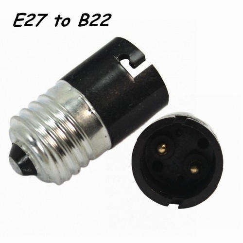 LIGHT BULB SOCKET ADAPTERS / CONVERTERS: E27 TO B22  (New on Bidorbuy). Collections are allowed.