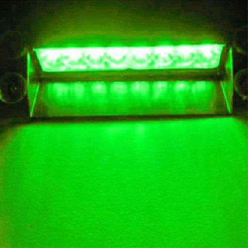LED Green Windscreen Emergency Vehicle Warning Strobe Dash Light. Collections are allowed.
