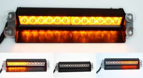 LED Windscreen Strobe Amber Emergency Vehicle Flash Warning Dashboard Light. Collections allowed.