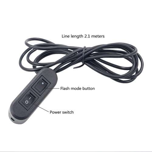 White COB LED Emergency Hazard Warning Flash Cluster Strobe Lights 12V. Collections allowed.