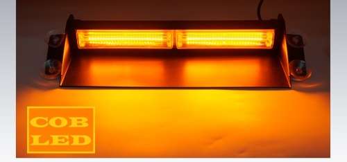Vehicle Windscreen Amber Orange Yellow COB LED Flash Strobe Dash Light Bar. Collections Allowed.