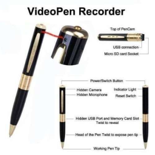 Spy Pen Digital Colour Video Audio Recorder 8GB. Collections allowed