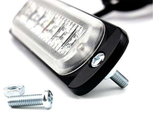 LED Flash Strobe Red Grille Bumper Cluster Vehicle Side Marker Lights 12V/24V. Collections Allowed.