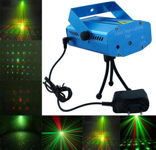 Mini Laser Stage Disco Party Holographic Light Projector. Collections are allowed.
