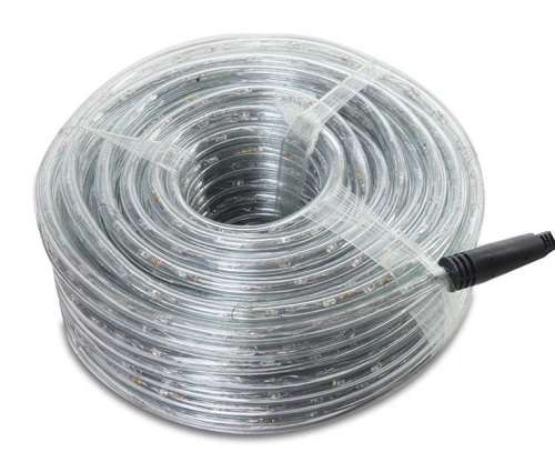 LED Strip / Rope Light: 20m Warm White 220V Complete With Connector Plug. Collections are allowed.
