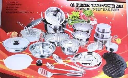 Free Shipping. Brand New 40 Pieces Stainless Steel Cookware Set. Collections allowed