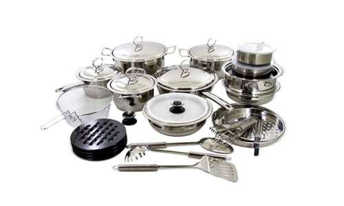Free Shipping. Brand New 40 Pieces Stainless Steel Cookware Set. Collections allowed