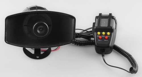 NEW STOCK Vehicle Alarm Siren Horn with Loudspeaker Microphone 12V 5 Tones. Collections are allowed.