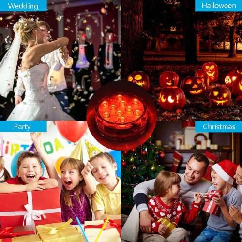 MultiColour Remote Controlled Waterproof RGB LED Submersible Light. Collections are allowed.