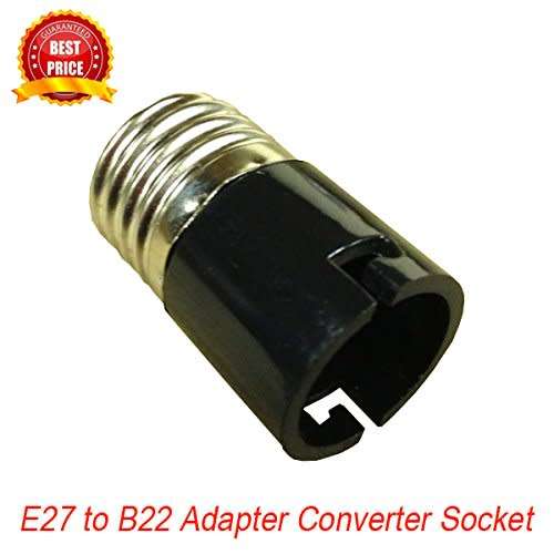 E27 Male To B22 Female Light Bulb Socket Converters, Adapters (Adaptors). Collections Are Allowed.
