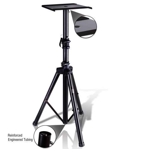 Heavy Duty TriPod Speaker Stand: Telescoping Adjustable In Black Colour. Collections allowed