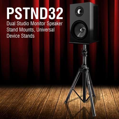 Heavy Duty TriPod Speaker Stand: Telescoping Adjustable In Black Colour. Collections allowed