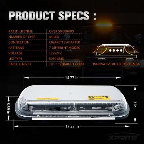 Car Roof Top Emergency Warning Strobe GREEN Light. Collections are allowed.