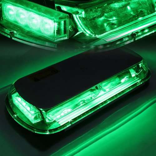 Car Roof Top Emergency Warning Strobe GREEN Light. Collections are allowed.