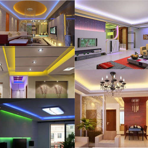 LED STRIP LIGHTS: 5-METRE RGB ROLLS with ADAPTER + DRIVER and REMOTE CONTROLLER. Collections allowed