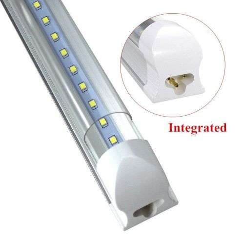 LED INTEGRATED TUBE LIGHTS COMPLETE WITH BRACKETS & FITTINGS. Collections allowed.