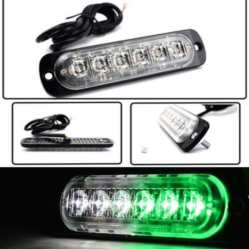 GREEN LED Emergency Warning Flash Cluster Strobe Grille Lights 12V/24V. Collections allowed.