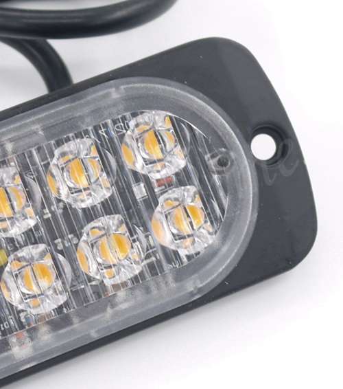 Amber LED Emergency Hazard Warning Flash Cluster Strobe Grille Lights 12V/24V. Collections allowed.